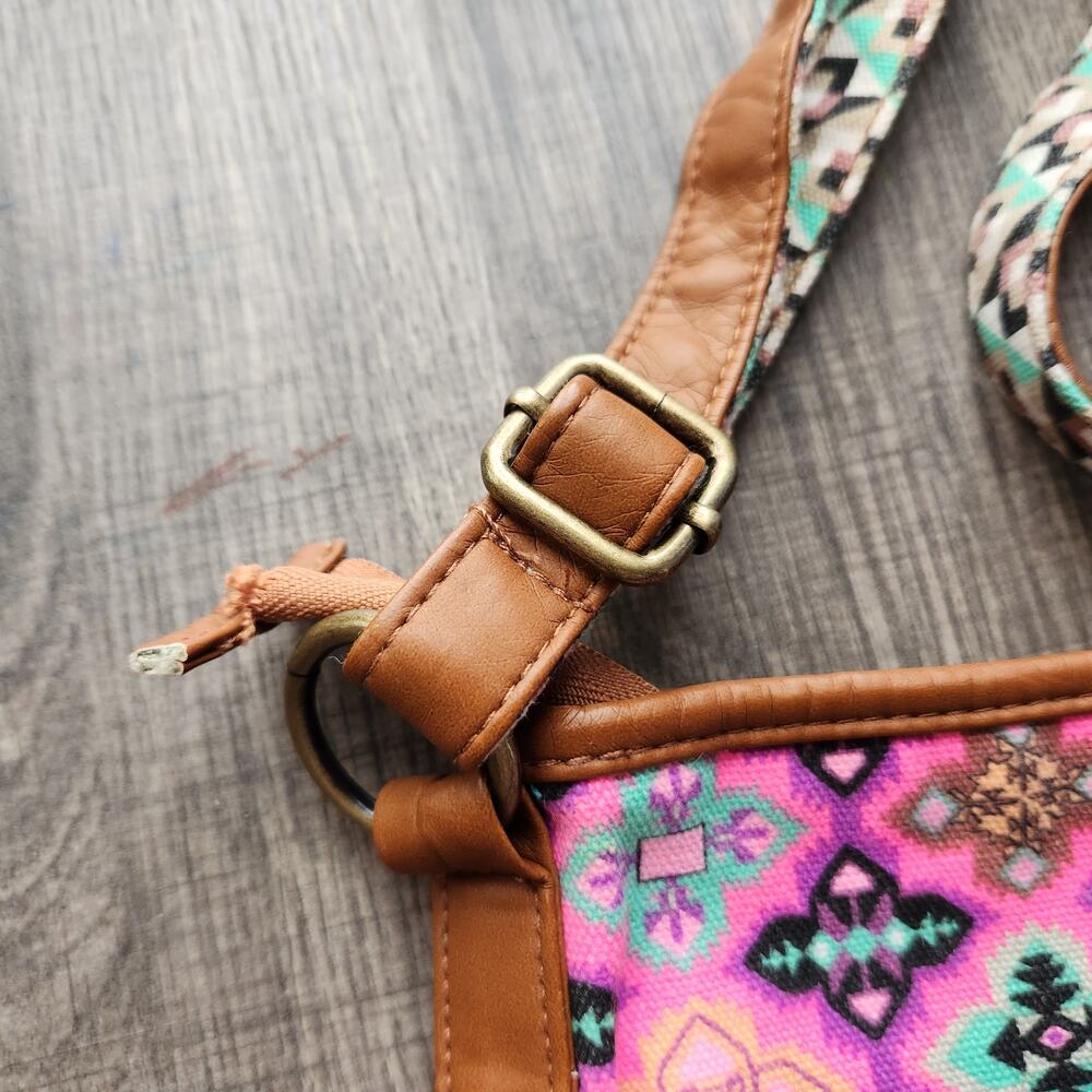 Mandala Crossover Handbag Multicolor Adjustable Strap Fabric - Picture 6 of 11